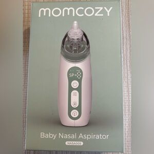 Electric Nasal Aspirator - White with Sage Green Trim